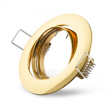 Inbouwspots goud rond wwwlamp123nl