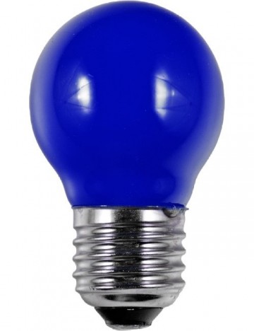 Led kogellamp blauw e27 wwwlamp123nl