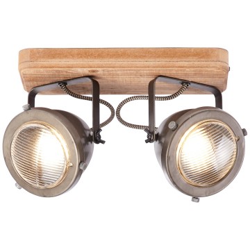 Opbouwspot brilliant carmen wood 7202984 wwwlamp123nl