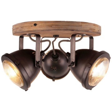 Opbouwspot brilliant carmen wood 7203438 wwwlamp123nl