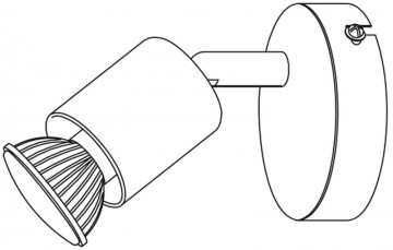 Opbouwspot Eglo Spots Buzz-Led 92595