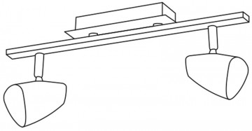 Opbouwspot Eglo Spots Corbera 93673