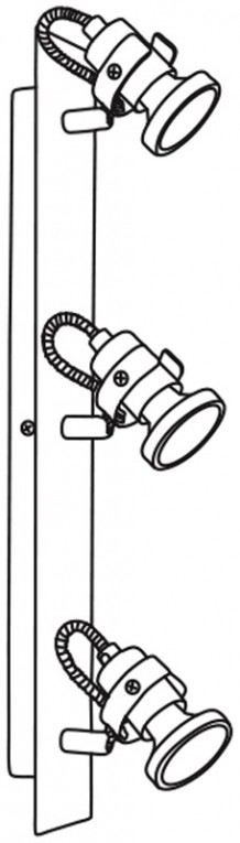 Opbouwspot Eglo Spots Tukon 3 94146