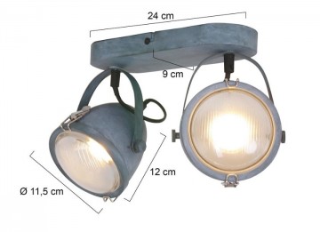 Opbouwspot steinhauer mexlite paco 1312gr wwwlamp123nl1