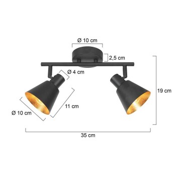 Opbouwspot steinhauer oeroe 4114zw wwwlamp123nl7