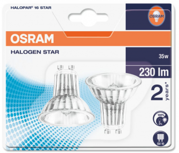 Osram halogeenspot gu10 35w wwwlamp123nl