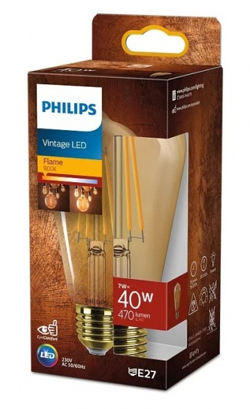 Philips ledlampe flame edison wwwlamp123nl
