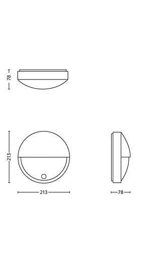Wandlamp Philips Outdoor myGarden Capricorn bewegingssensor 164569316
