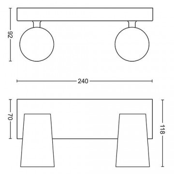 Philips opbouwspot myliving paisley 5057248pn wwwlamp123nl4