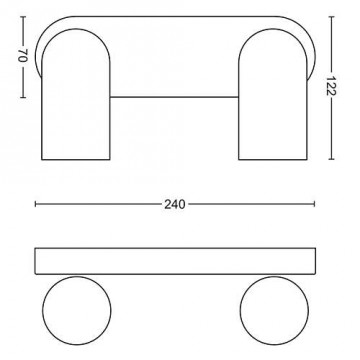Philips opbouwspot myliving pongee 5058230pn wwwlamp123nl4