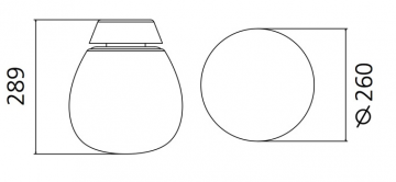 Plafond-/wandlamp Artemide Empatia 26 Parete/Soffitto