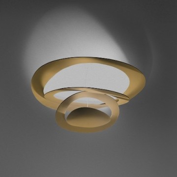 Plafondlamp artemide pirce mini soffitto led goud wwwlamp123nl1