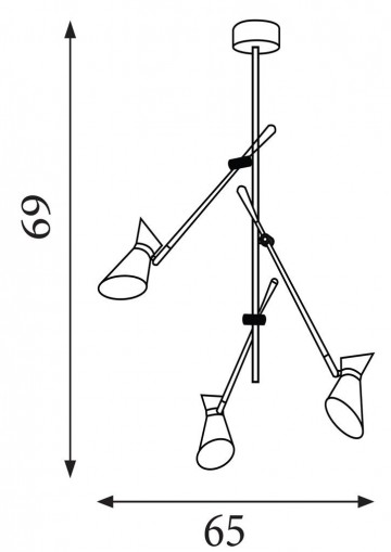 Plafondlamp searchlight diablo 5943 3bg wwwlamp123nl1