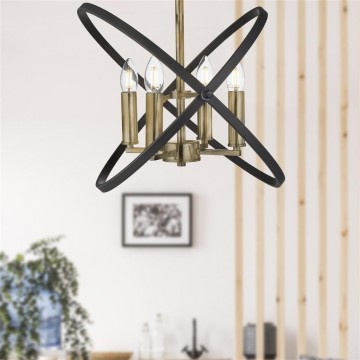 Plafondlamp searchlight hoopla 8344 4bz wwwlamp123nl2