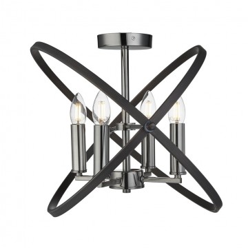 Plafondlamp searchlight hoopla 8344 4pw wwwlamp123nl