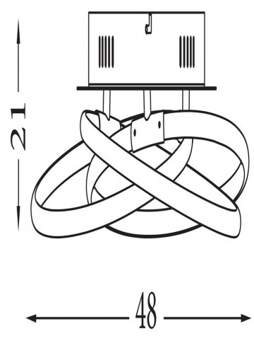 Plafondlamp searchlight magic 5501ss wwwlamp123nl2
