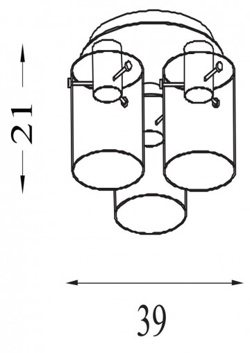 Plafondlamp searchlight sweden 88911 3bk wwwlamp123nl4