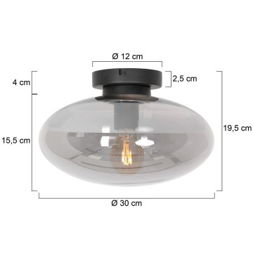 Plafondlamp steinhauer reflexion 3388zw wwwlamp123nl4