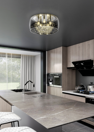 Plafondlamp trio crystel 616700506 lamp123nl4