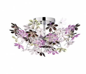 Plafondlamp trio flower r60014017 wwwlamp123nl