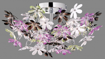 Plafondlamp trio flower r60014017 wwwlamp123nl2
