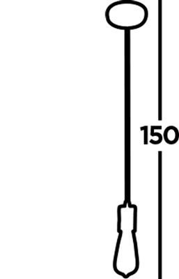 Searchlight hanglamp 9661bk lamp123nl2