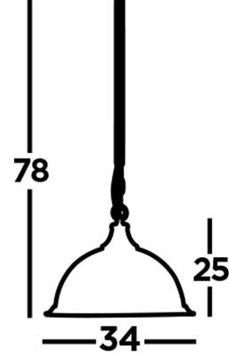 Searchlight hanglamp americandiner 1044 lamp123nl6