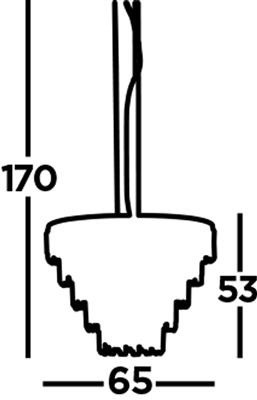 Searchlight hanglamp clarissa 1229 9cc lamp123nl4
