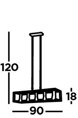 Searchlight hanglamp heaton 2415 5si wwwlamp123nl4