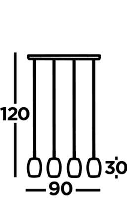 Searchlight hanglamp laser 19231 4bgo wwwlamp123nl5