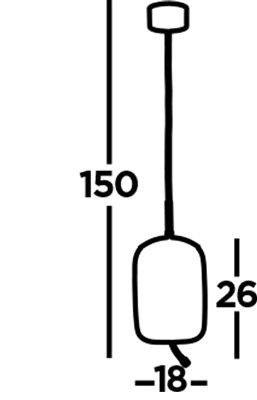 Searchlight hanglamp lisbon 75132 1sm lamp123nl4