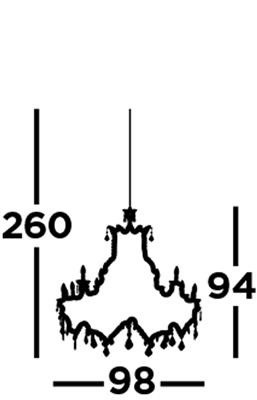 Searchlight hanglamp marietherese 1214 18 lamp123nl4