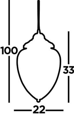 Searchlight hanglamp moscow 1091ab lamp123nl3