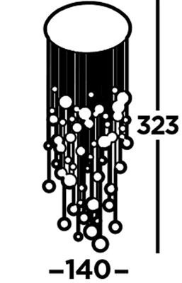 Searchlight hanglamp planets 4555 55 lamp123nl3