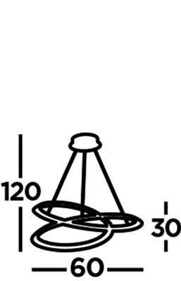 Searchlight hanglamp swirl 51871 1bk wwwlamp123nl4