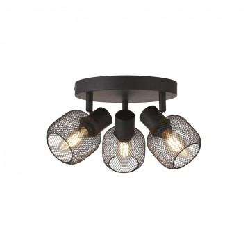 Searchlight opbouwspot meshycage 81201 3bk lamp123nl