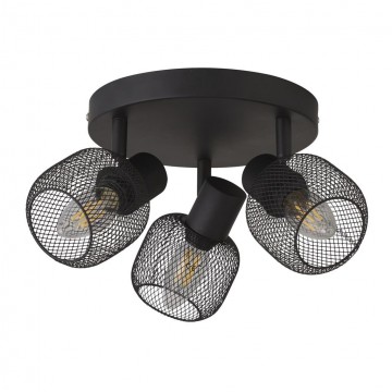 Searchlight opbouwspot meshycage 81201 3bk lamp123nl1