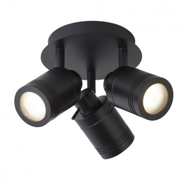 Searchlight opbouwspot samson 6603bk wwwlamp123nl