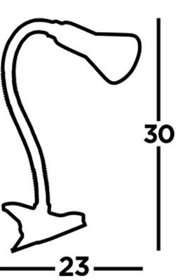 Searchlight tafellamp deskpartners eu4122wh lamp123nl3