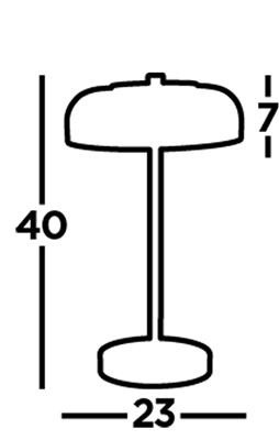 Searchlight tafellamp frisbee eu59801 1sm lamp123nl4