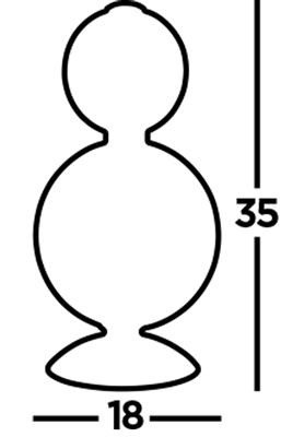 Searchlight tafellamp snowbol eu51021 2cc lamp123nl3