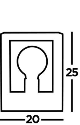 Searchlight tafellamp square eu54742 1na lamp123nl4