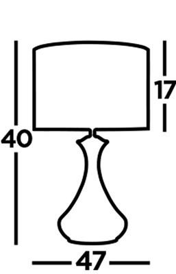 Searchlight tafellamp touch eu2750ab lamp123nl4 0