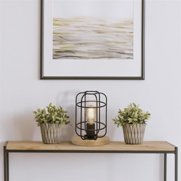 Searchlight tafellamp visioncage eu81951 1bk lamp123nl2