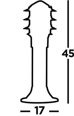 Searchlight tuinlantaarn bollards 1075 450 lamp123nl2