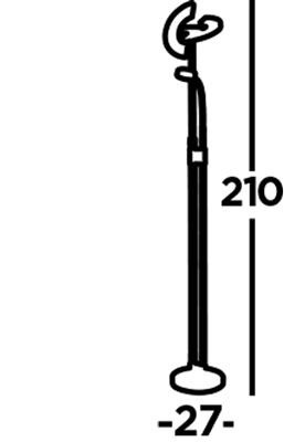 Searchlight vloerlamp gio eu1024sncc lamp123nl3