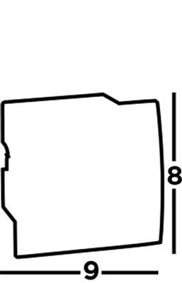 Searchlight wandlamp ankle 0661gy lamp123nl2