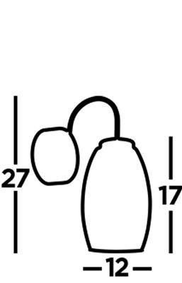 Searchlight wandlamp cyclone 97292 1sm wwwlamp123nl4