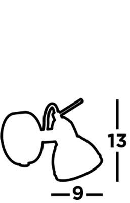 Searchlight wandlamp focus 1541ab wwwlamp123nl2