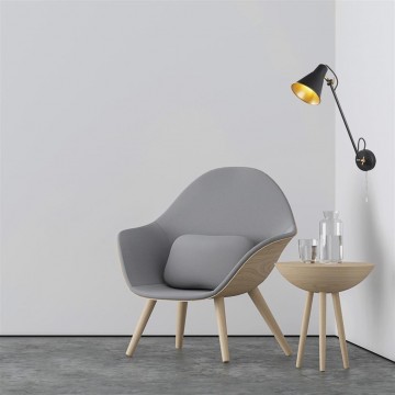 Searchlight wandlamp swingarm 6302bk wwwlamp123nl3